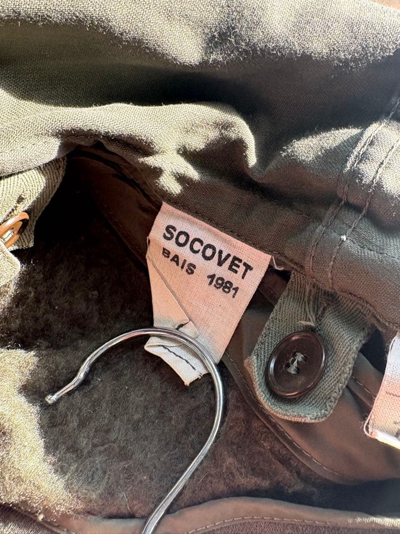 フランス軍M64ジャケット81年製　ライナー付き