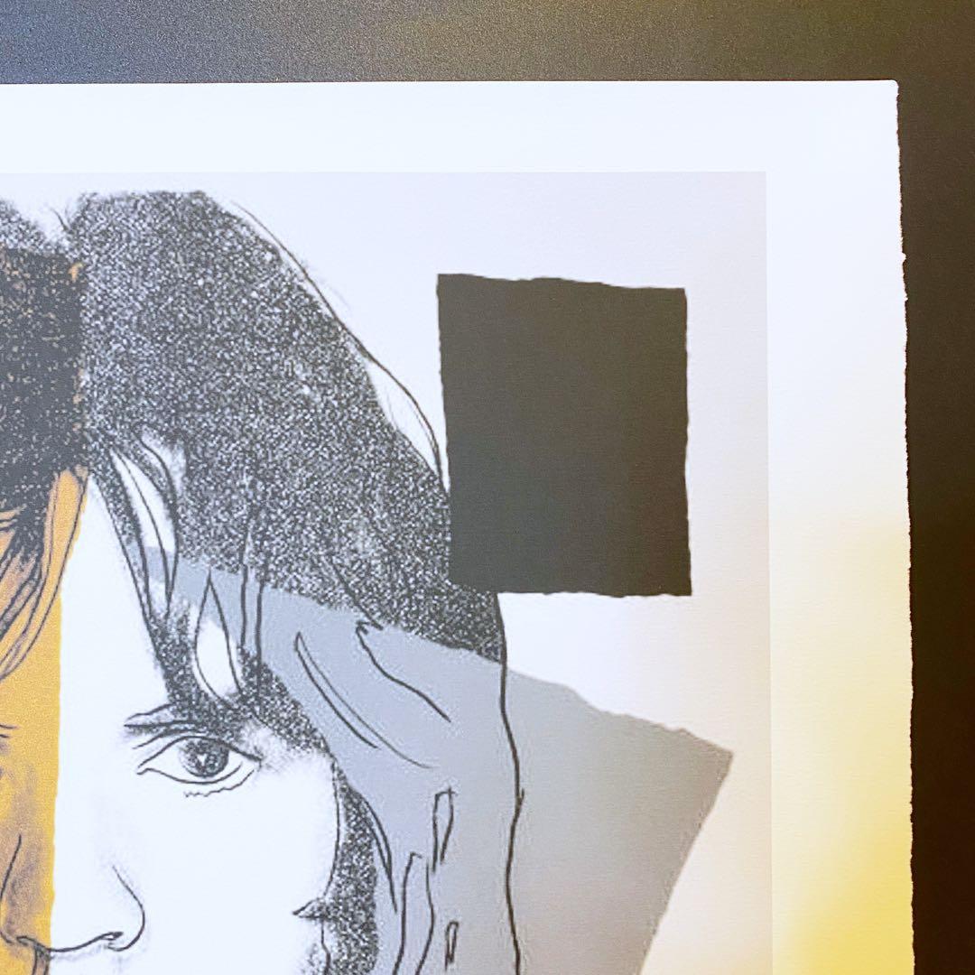 【模写】世界限定100枚! アンディ・ウォーホル ミック・ジャガー リトグラフ