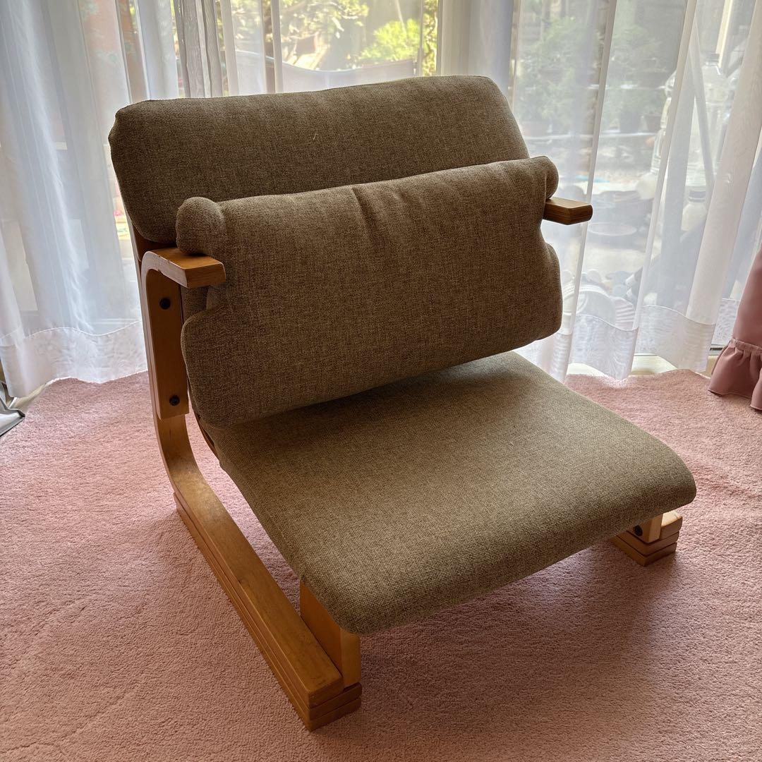 通販生活 カタログハウス 楽座椅子 新日本木工　座椅子