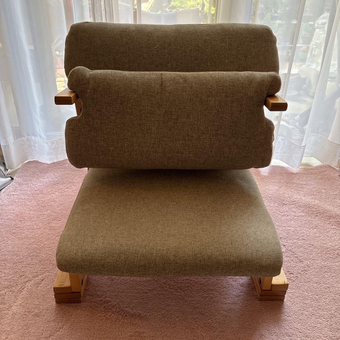 通販生活 カタログハウス 楽座椅子 新日本木工　座椅子