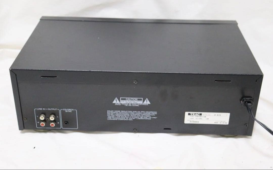 TEAC ティアック テアック　カセットデッキ　V-615