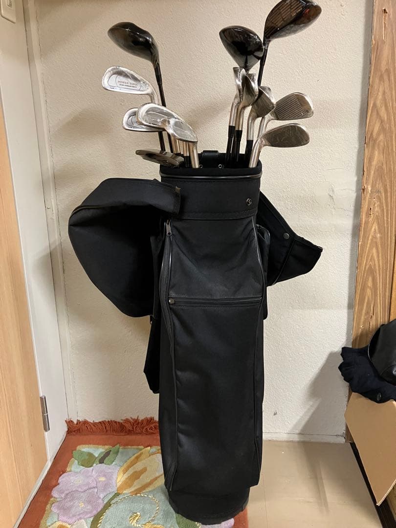 豪華 13本 パワーソニック メンズ ゴルフ クラブ セット 初心者 おまけ付き
