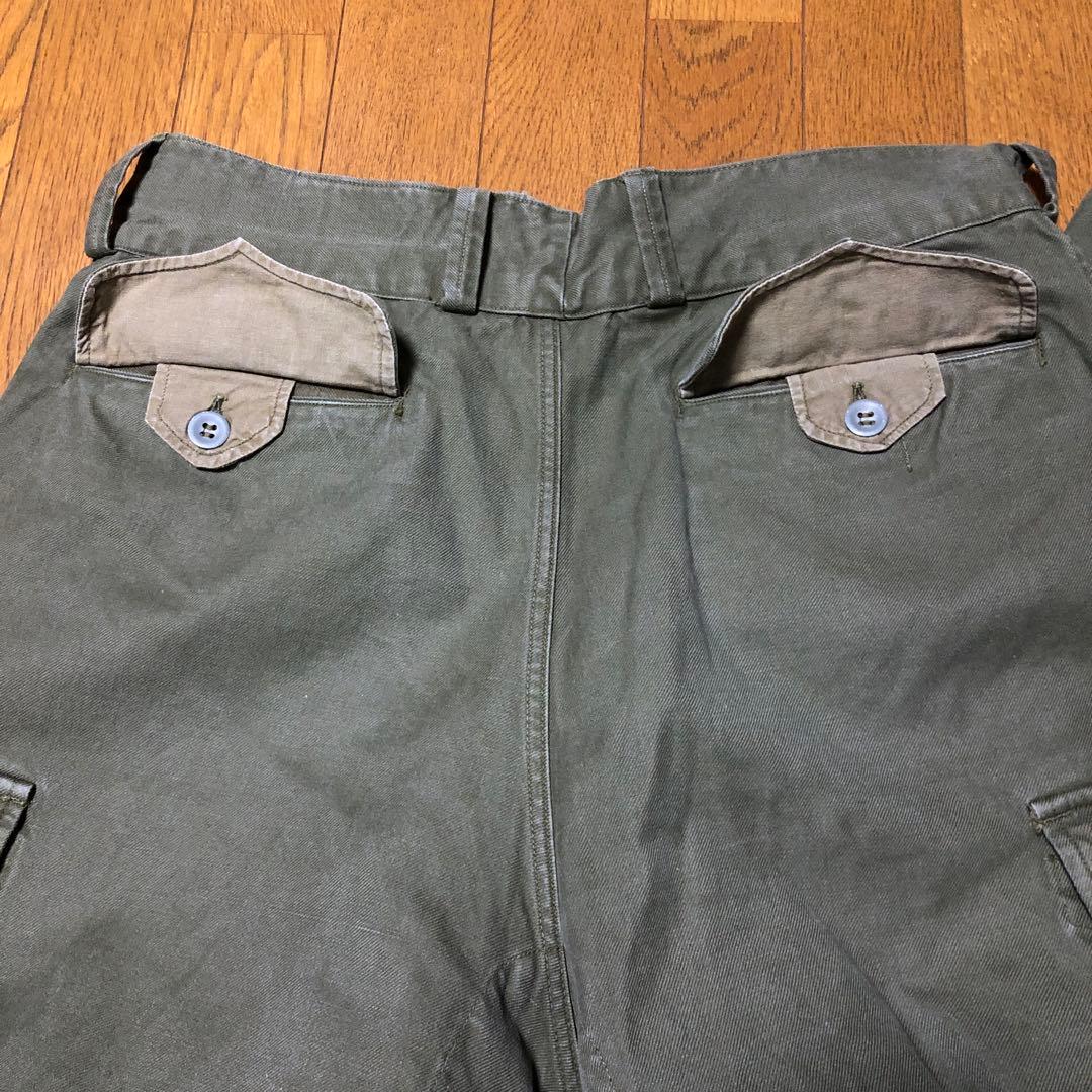 フランス軍M47パンツ 前期 メタルボタン 後期