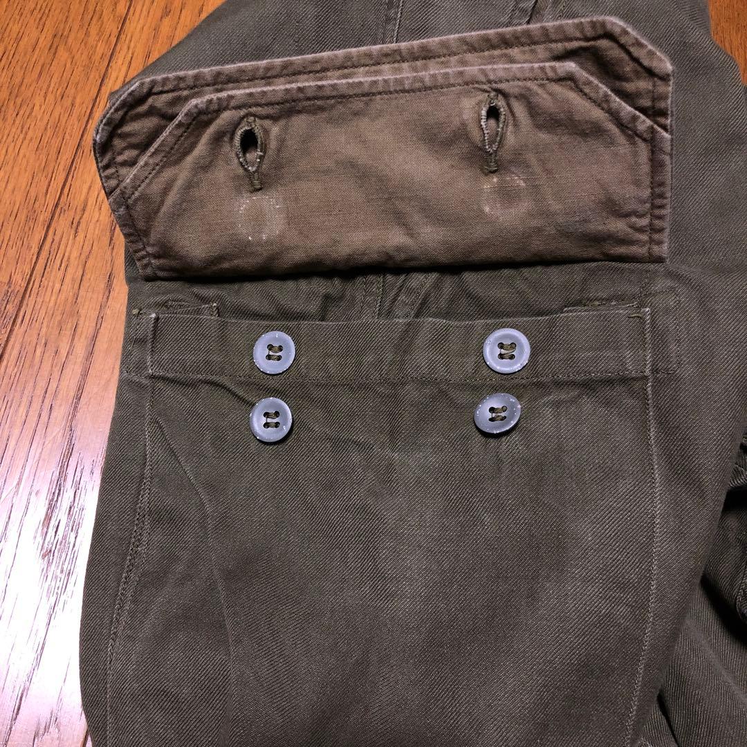 フランス軍M47パンツ 前期 メタルボタン 後期