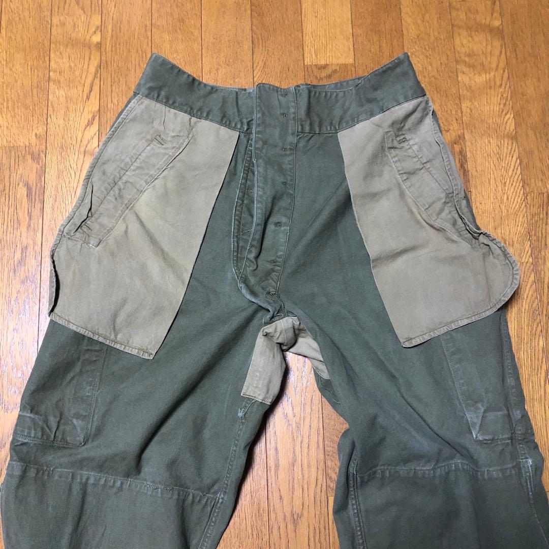 フランス軍M47パンツ 前期 メタルボタン 後期