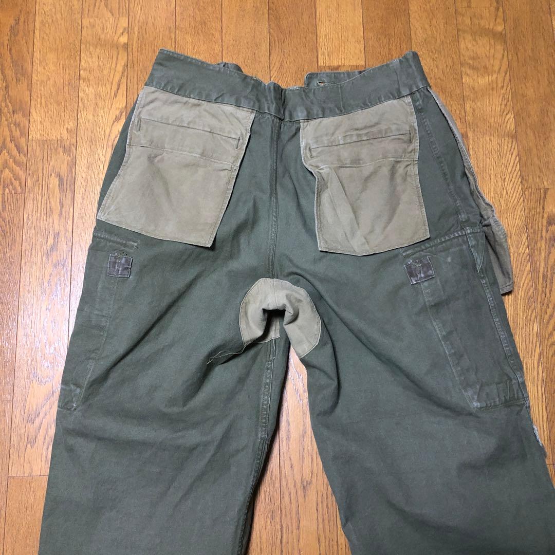 フランス軍M47パンツ 前期 メタルボタン 後期