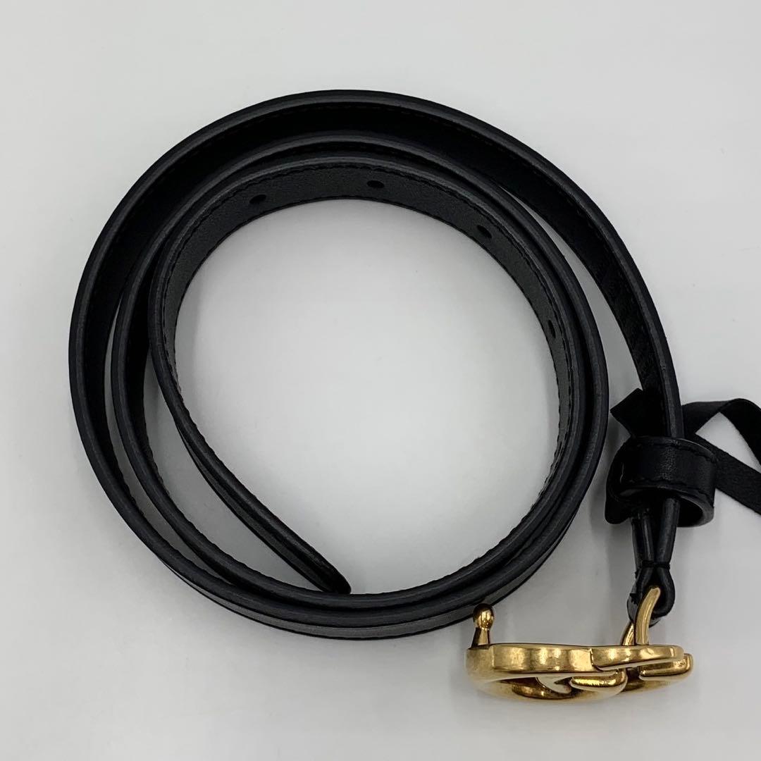 付属品付き・未使用に近い GUCCI グッチ ベルト マーモント ダブルG