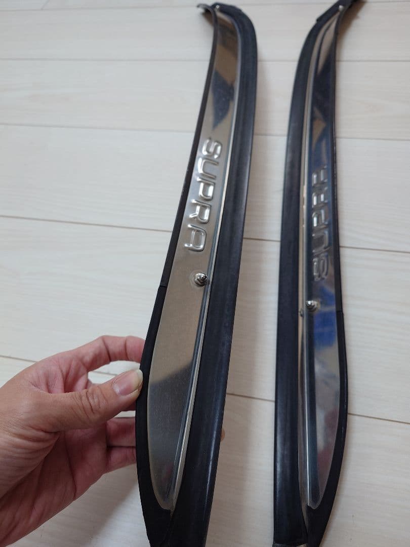 トヨタ　70 スープラ　純正メッキドアバイザー左右セット　希少　jza70