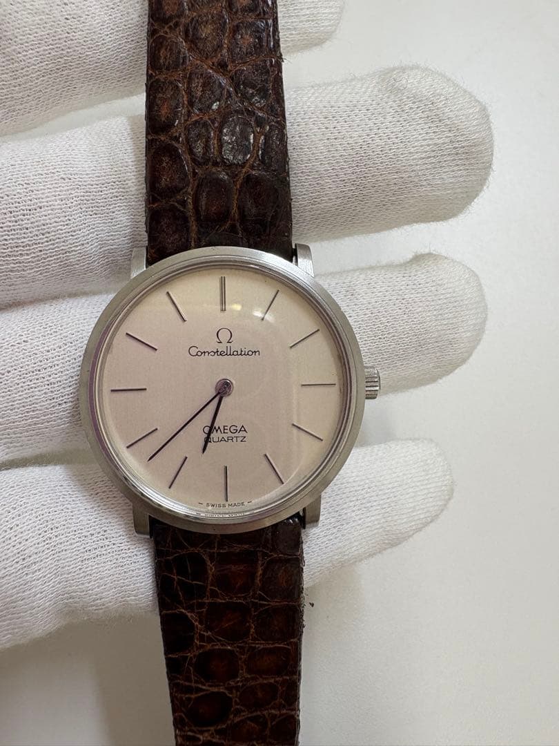 【不可動】OMEGA オメガ コンステレーション クォーツメンズモデル