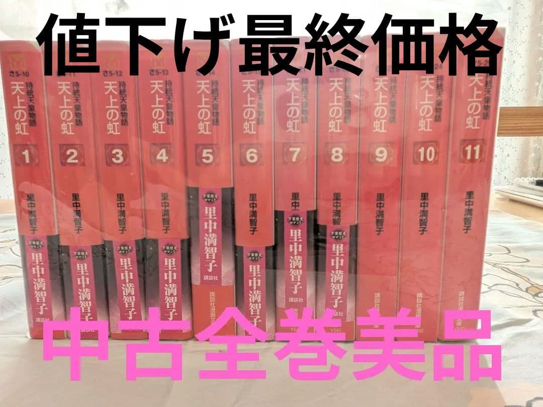 【期間限定価格】天上の虹 全11巻 里中満智子