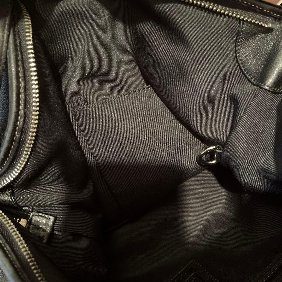 極美品✨COACH ブラックレザー ショルダーバッグ