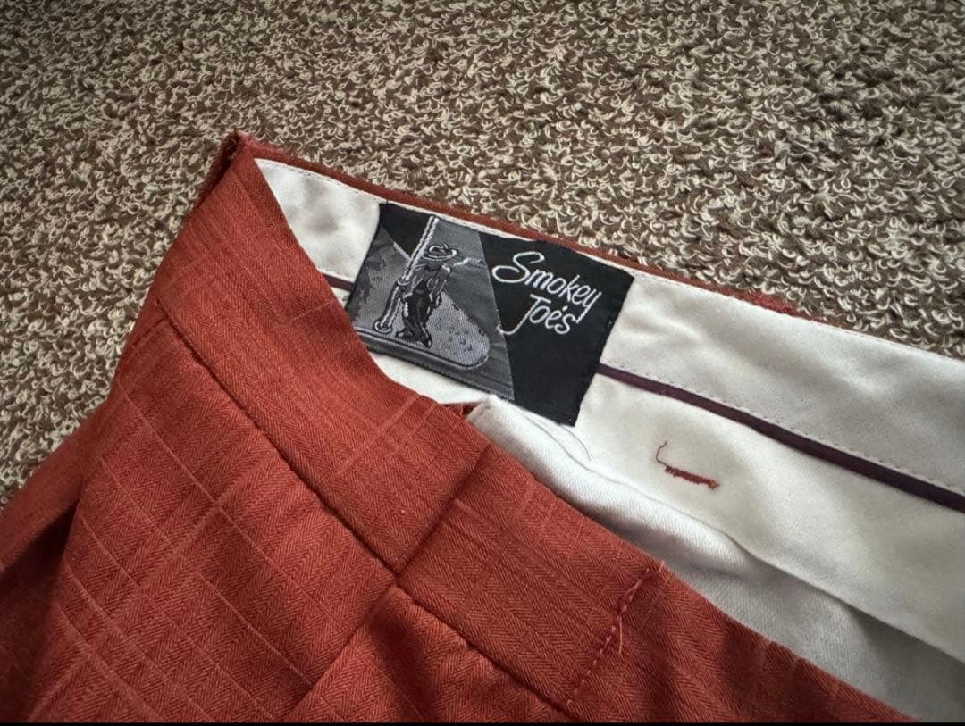 Smokey Joe's レッドチェック スラックス