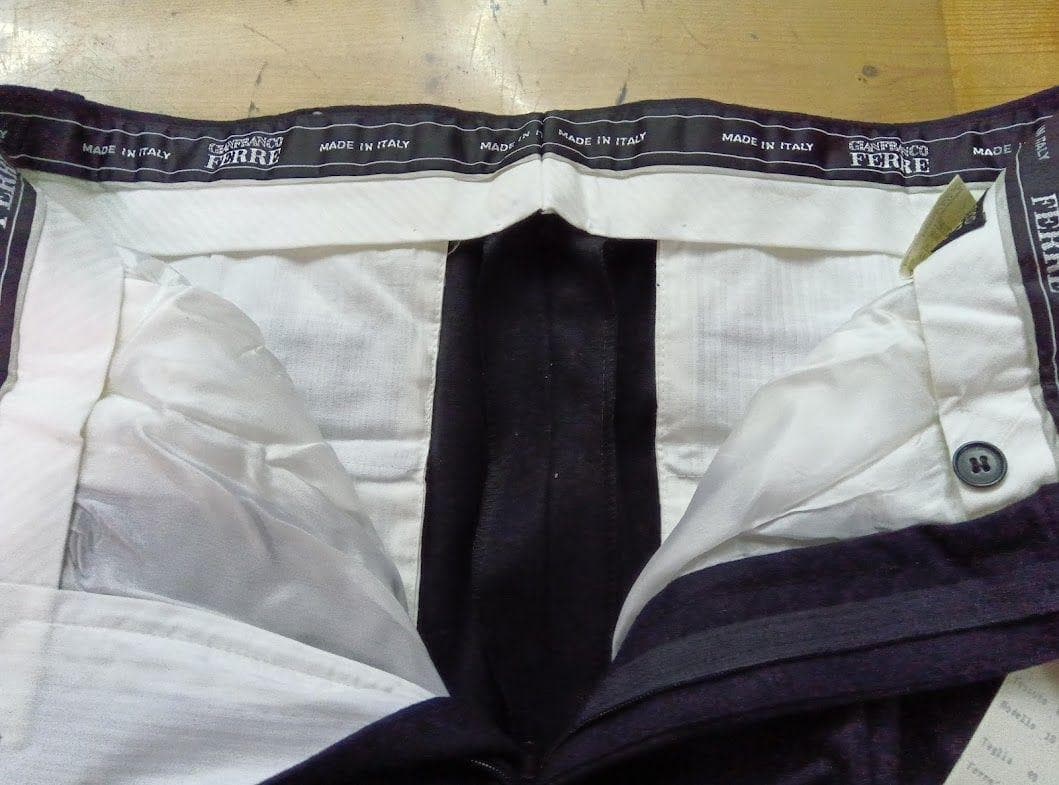 新品 ★ジャンフランコ フェレ ◎黒 ウール　パンツ　48サイズ