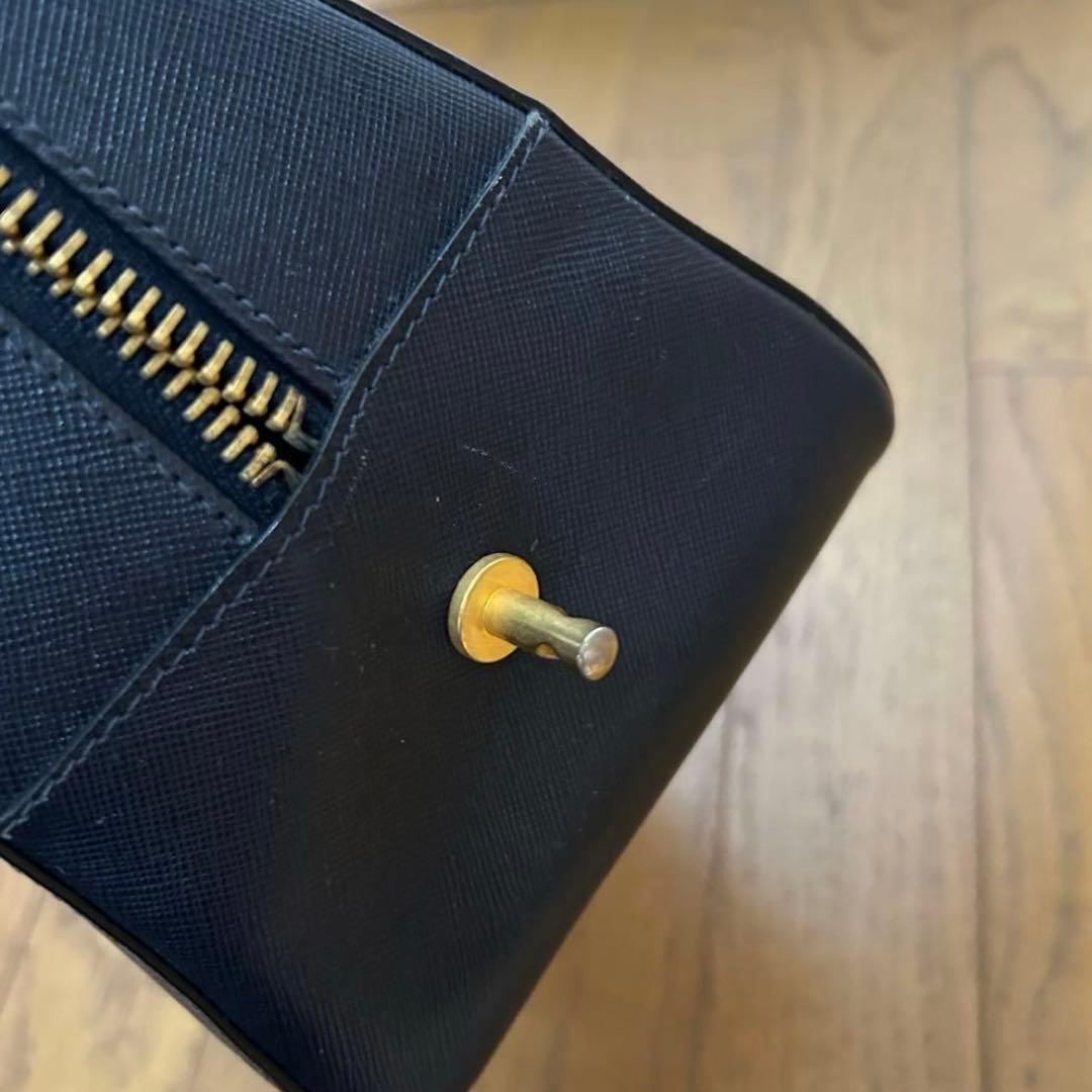 PRADA ハンドバッグ　ネイビー