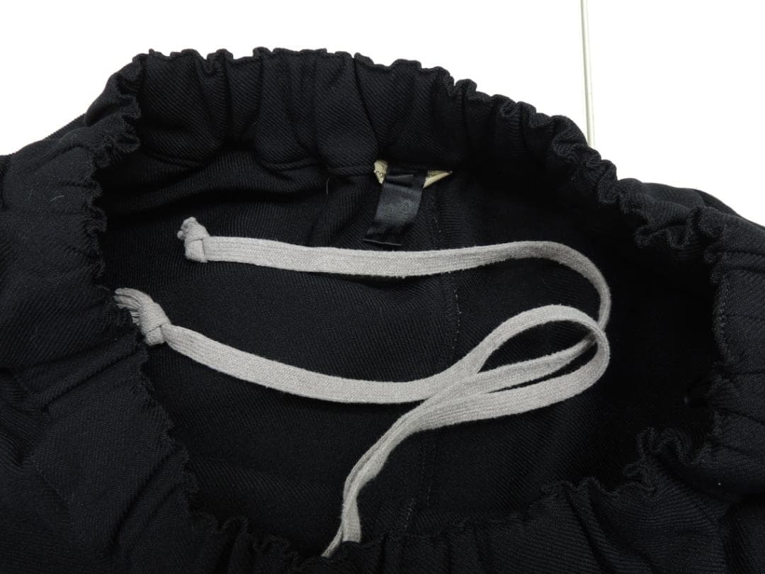 美品 AD2022 23SSコムコム エステル縮絨 サルエル ペンギン パンツ