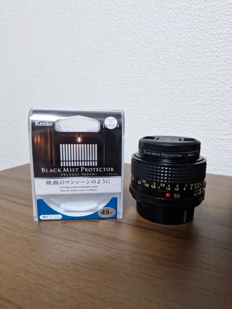 [美品] Minolta ミノルタ MD 50mm f1.4 フィルター付き