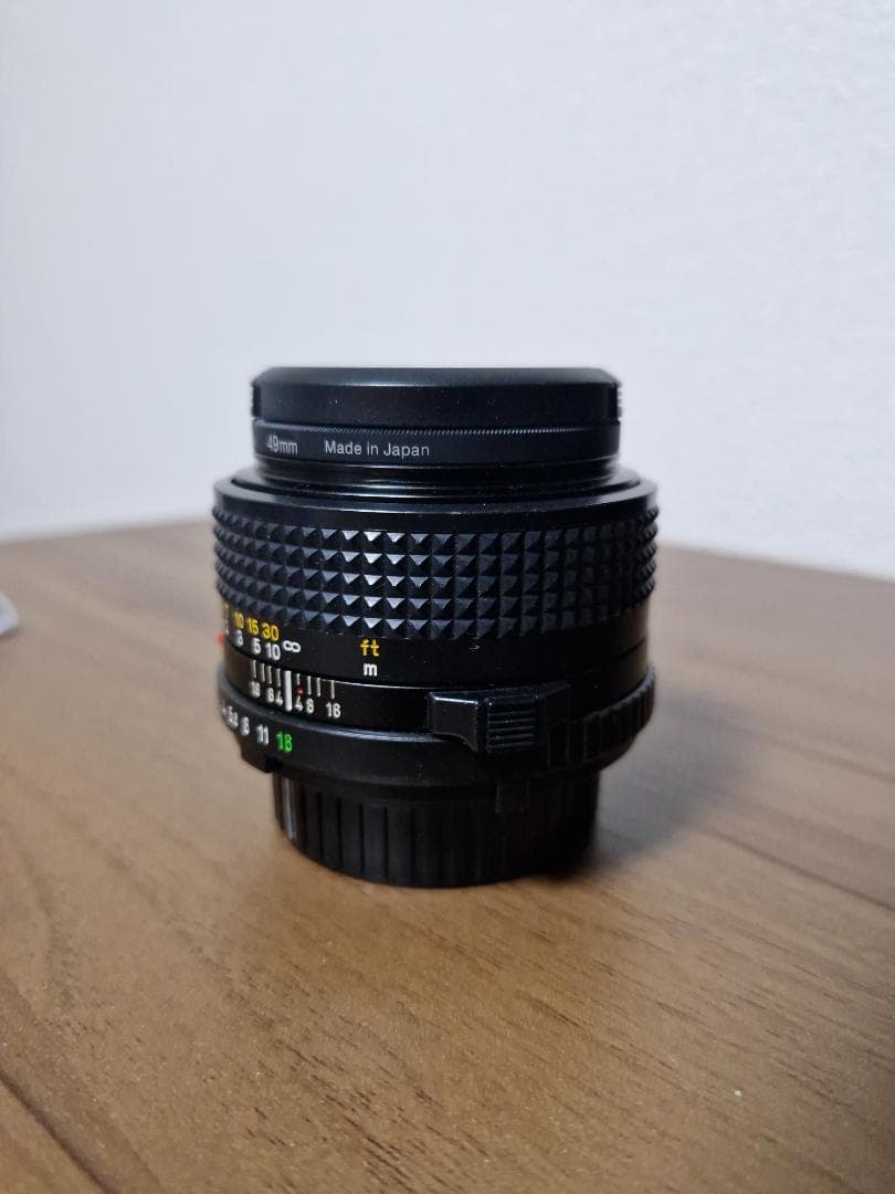 [美品] Minolta ミノルタ MD 50mm f1.4 フィルター付き
