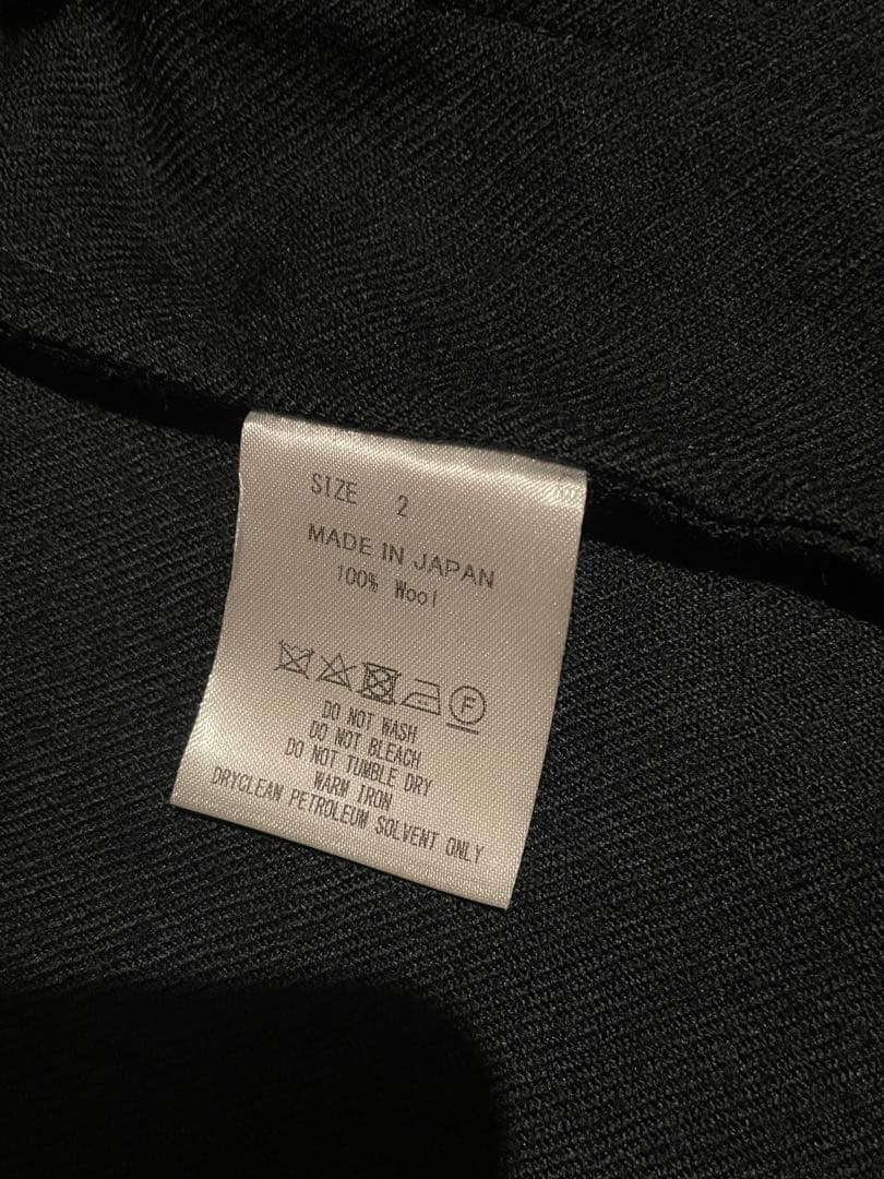 marka wool soft serge セットアップ size2 black