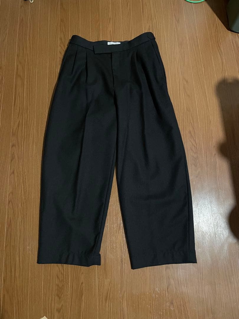 marka wool soft serge セットアップ size2 black