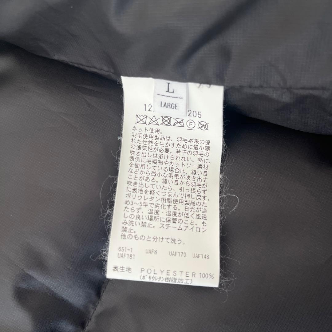 新品タグ付き【BEAUTY&YOUTH】小松マテーレダウンジャケット ブラックL