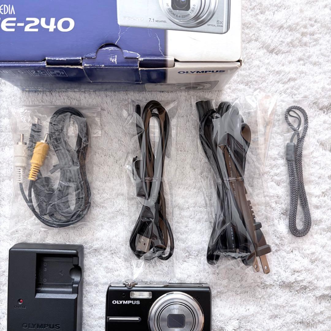 【動作確認済】OLYMPUS オリンパス CAMEDIA FE-240 レトロ