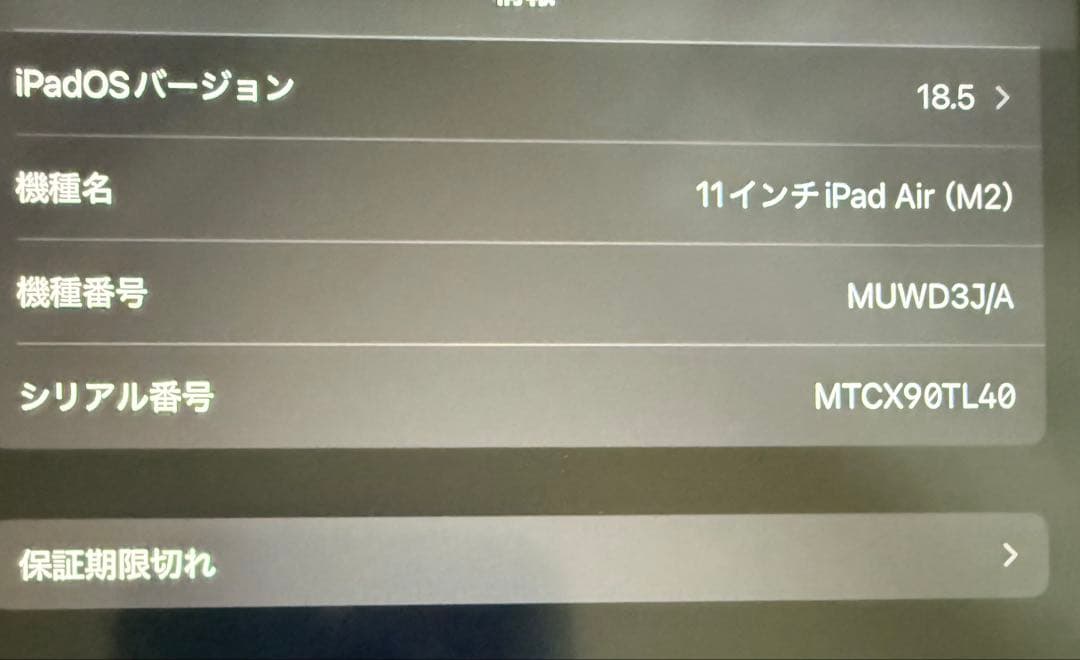 iPad Air m2 128GB 11インチ 第6世代 ブルー