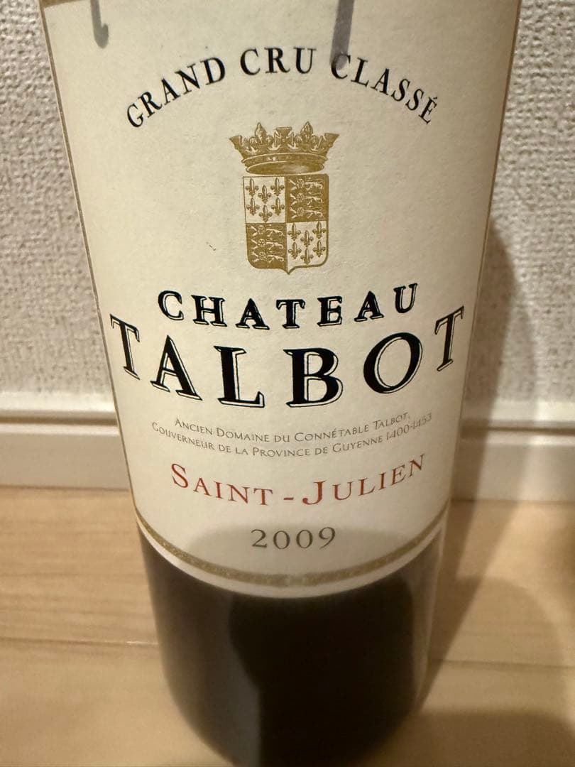 シャトー・タルボ 2009/CHATEAU TALBOT 2009