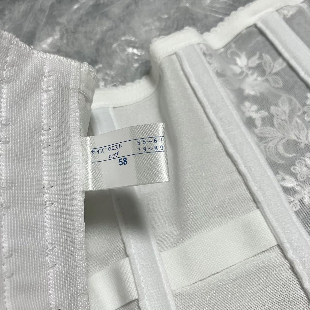 セモアブライダルインナー E65/58 セミロングラインブラ＆ウエストニッパー