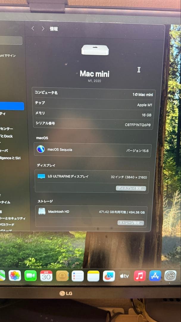 Macデスクトップ Apple Mac mini (M1, 2020) 16GB
