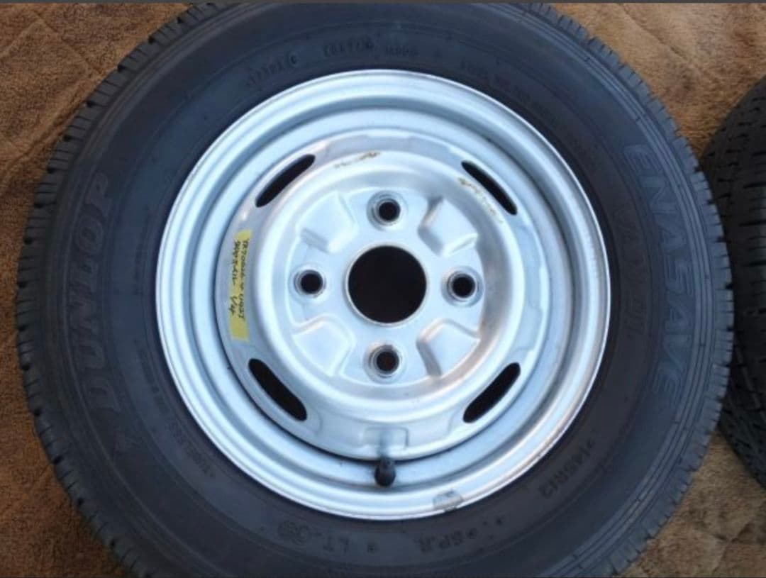 DUNLOP スチールホイールセット 12インチ