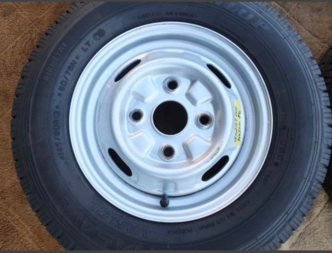 DUNLOP スチールホイールセット 12インチ