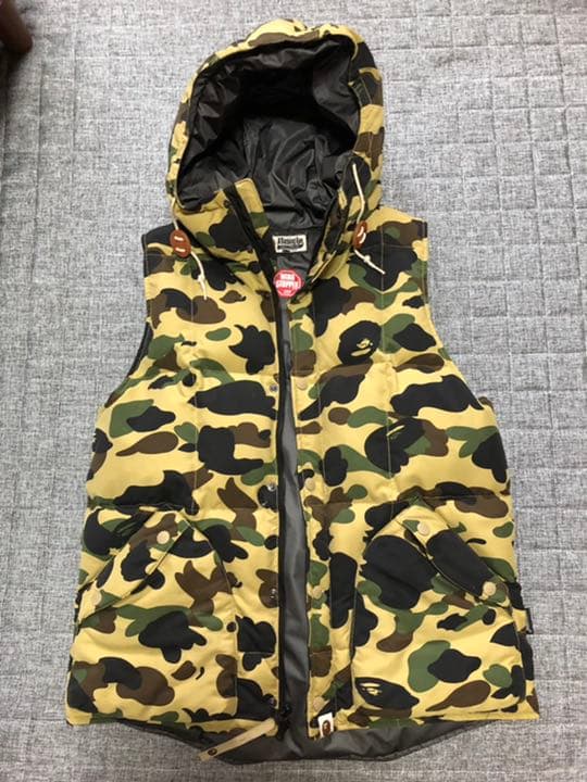 【値下】A BATHING APE　WIND STOPPER／ダウンベスト