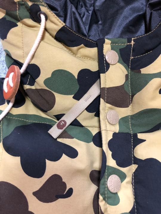 【値下】A BATHING APE　WIND STOPPER／ダウンベスト