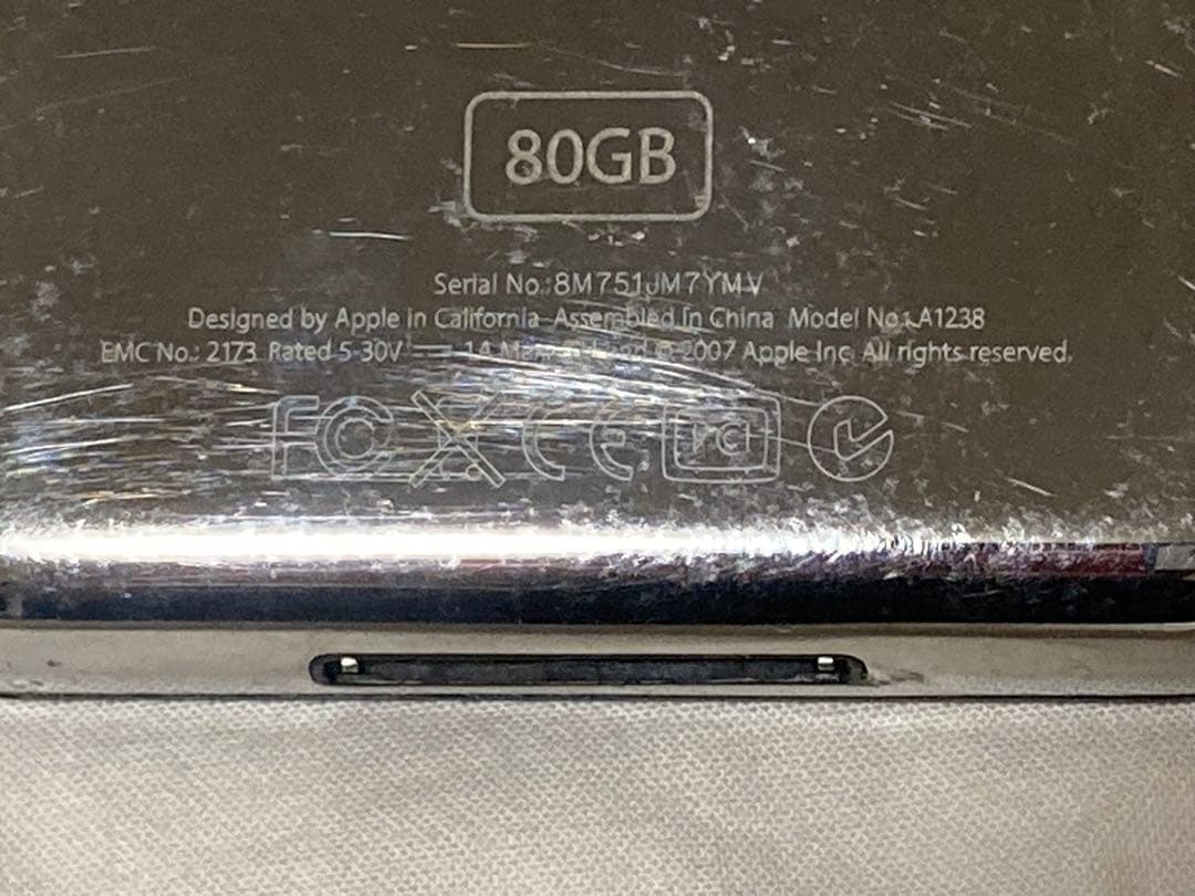 ポータブルプレーヤー iPod classic a1238 80gb