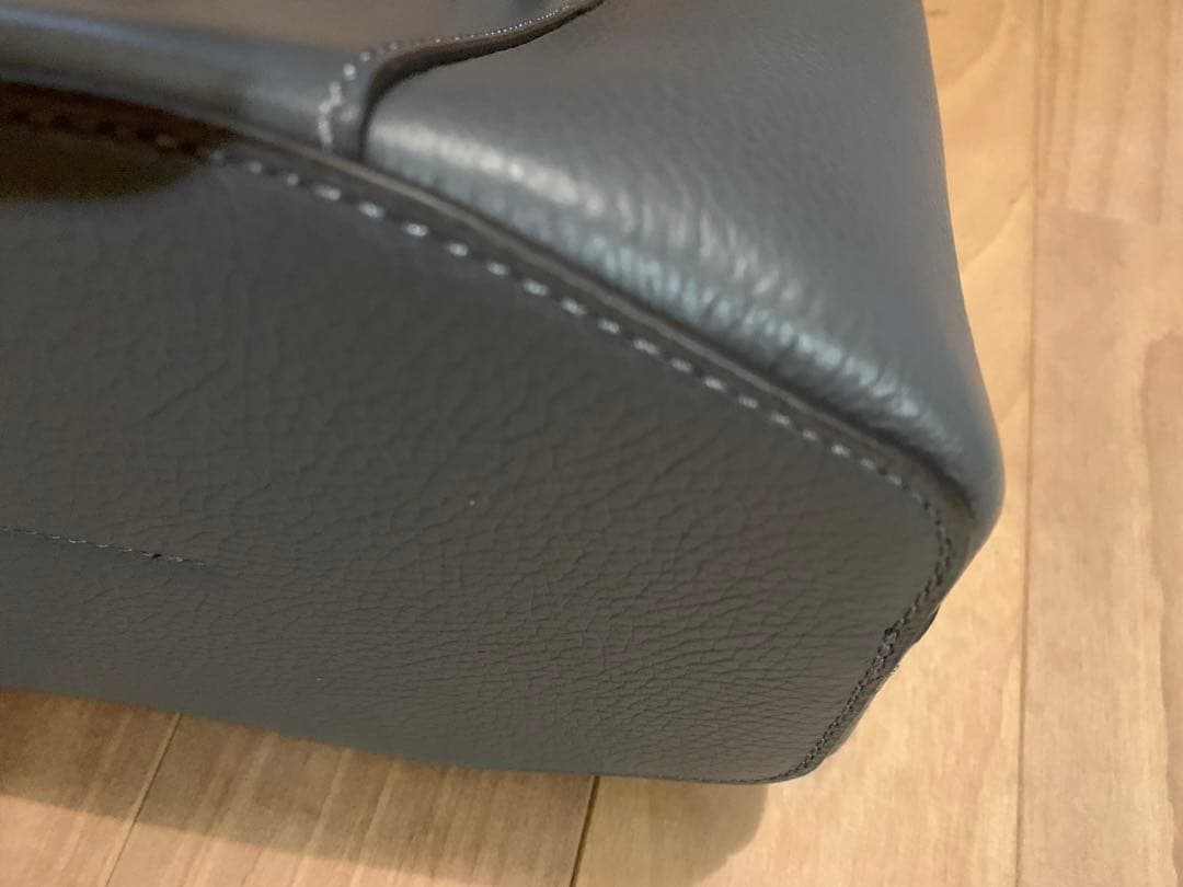 【美品】FURLA グレー ハンドバッグ