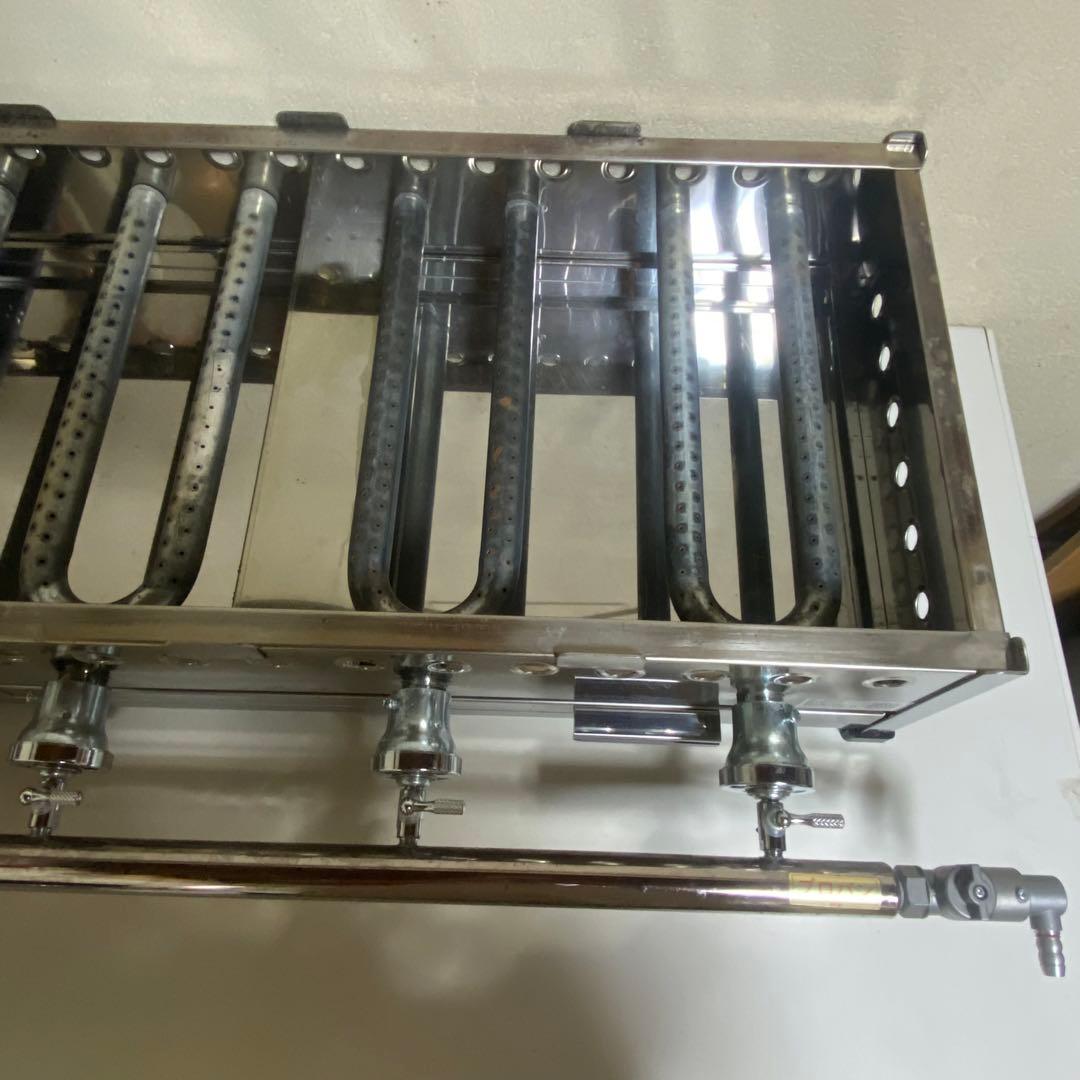 2021年製 伊東金属工業所 たこ焼き台 プロパン LP 横幅78×奥行35cm