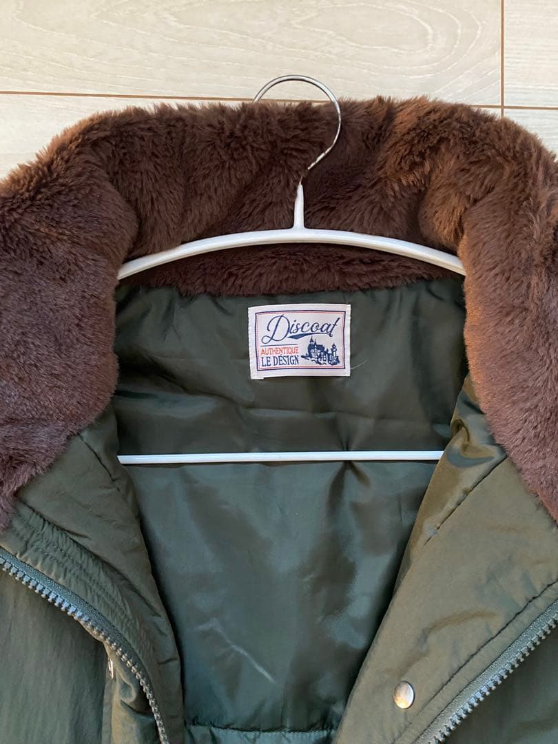 DISCOAT ミリタリーコート カーキ