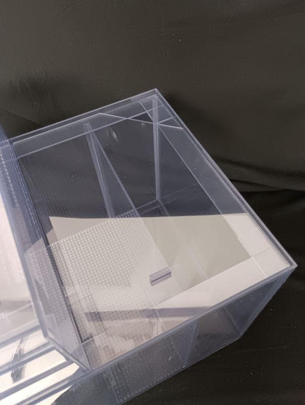 濾過槽 ２槽式濾過槽 前面引き出し式ウールBOX付 VU４０シャワーパイプ付き