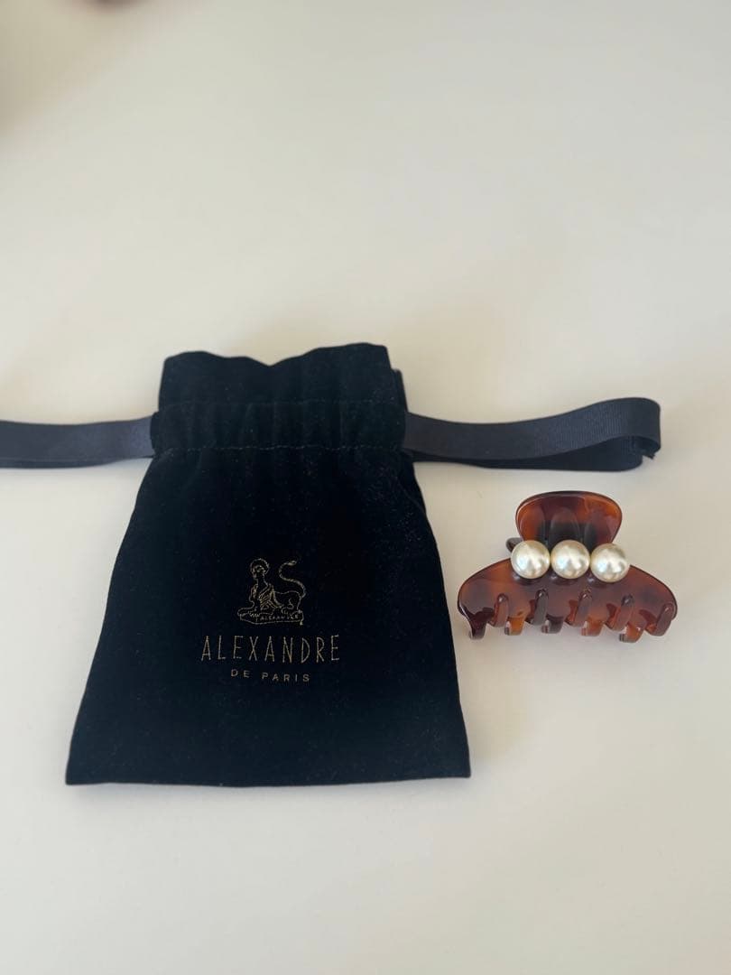 ALEXANDRE DE PARIS パールクリップ Ｓ　保存袋付き