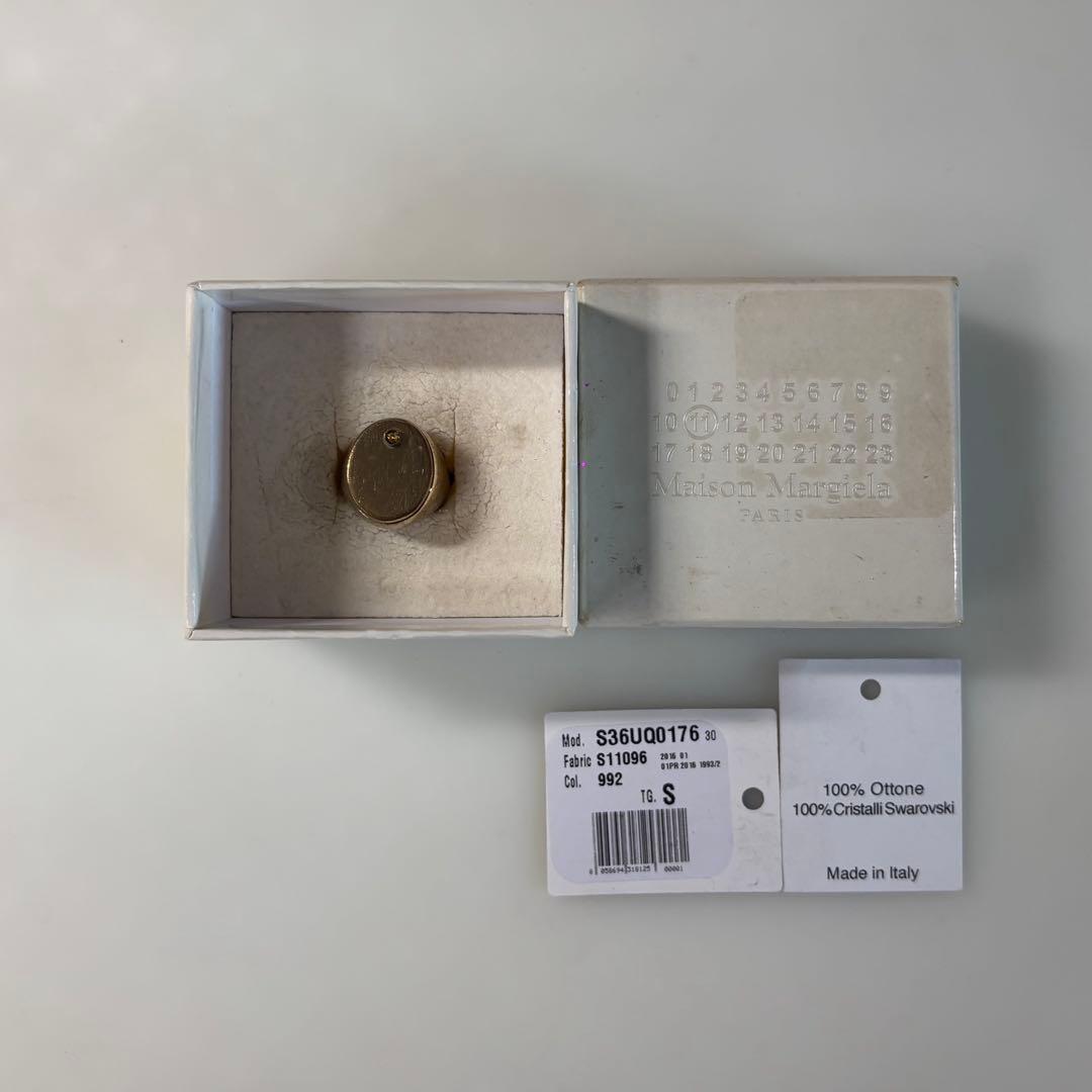 メゾンマルジェラ　Maison Margiela ジルコニアリング　sizeＳ