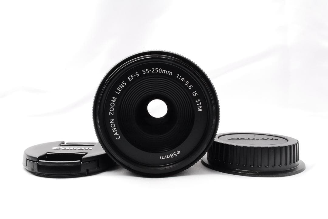 美品 手ぶれ補正 キャノン EF-S 55-250mm IS STM 望遠レンズ
