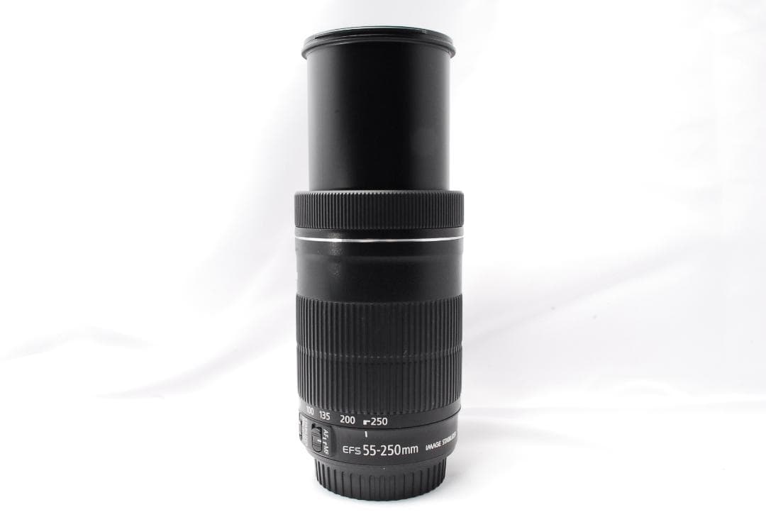 美品 手ぶれ補正 キャノン EF-S 55-250mm IS STM 望遠レンズ