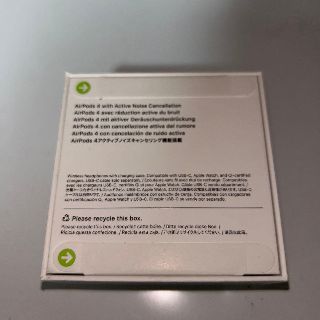 ☆新品未開封☆ AirPods 4 アクティブノイズキャンセリング機能付き