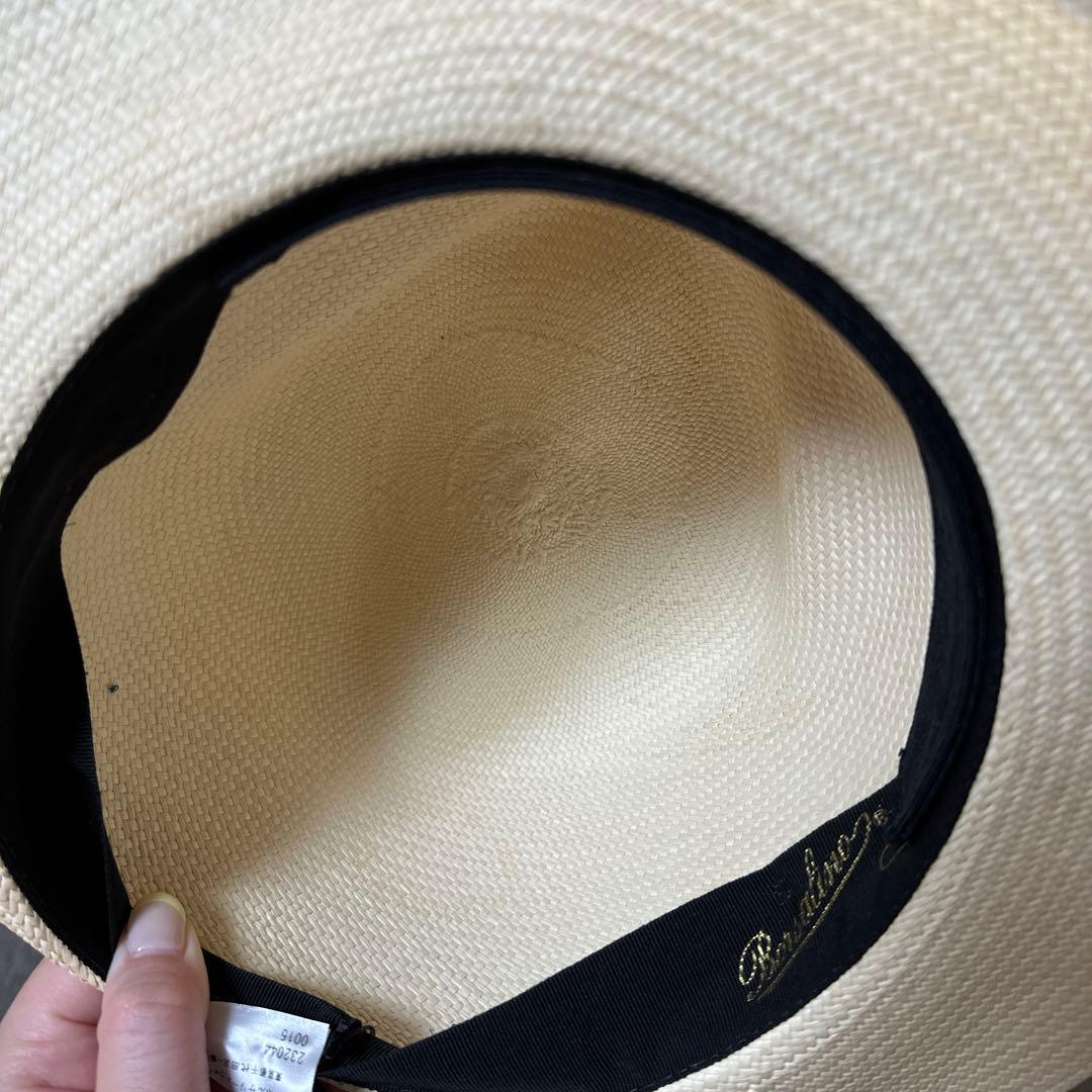 【新品未使用】borsalino ボルサリーノ パナマハット サイズM