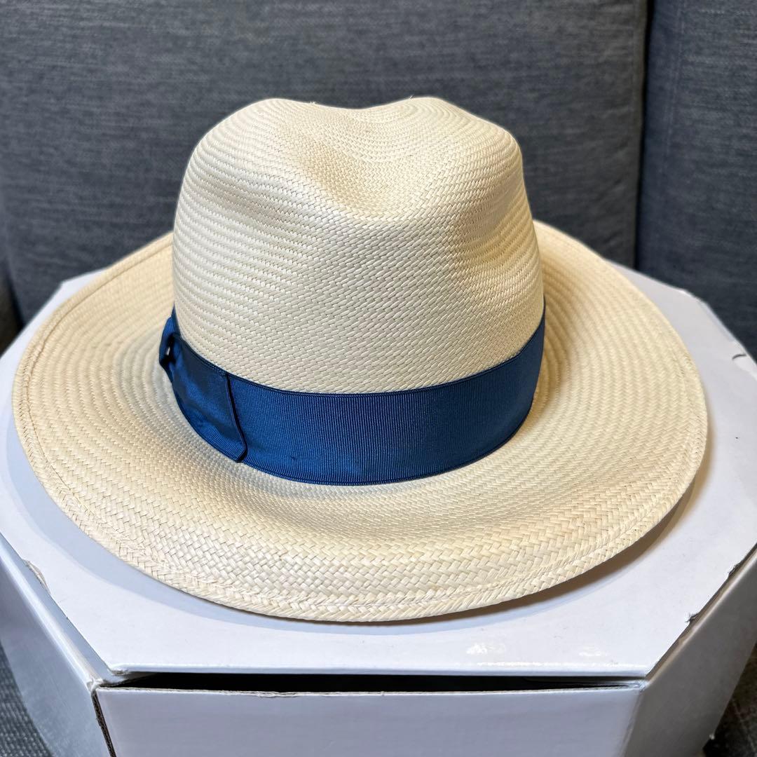 【新品未使用】borsalino ボルサリーノ パナマハット サイズM