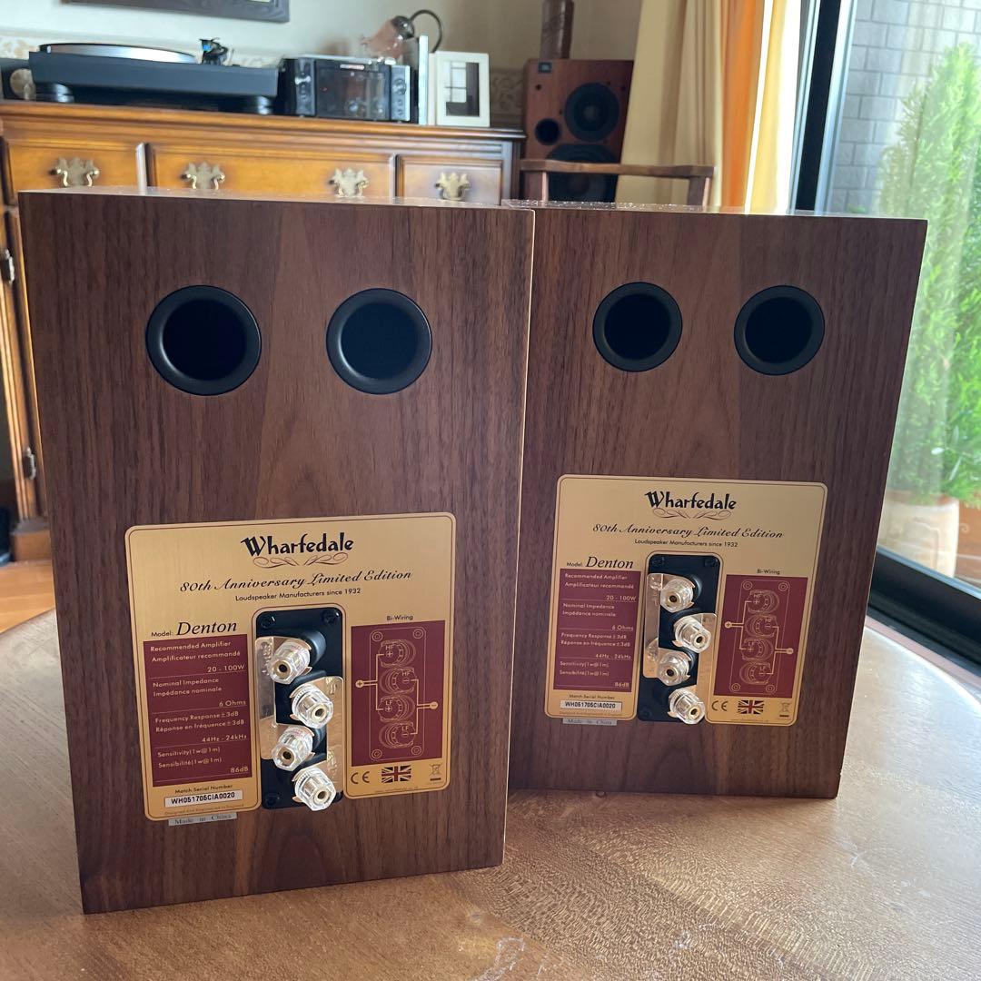 Wharfedale DENTON 80th スピーカー ウォルナット美品中古