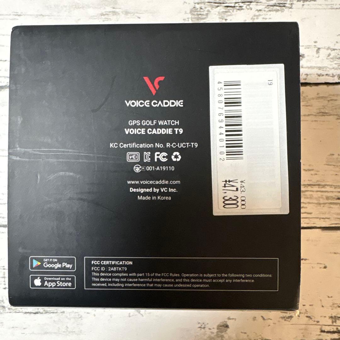 VOICE CADDIE T9 黒 GPSゴルフウォッチ