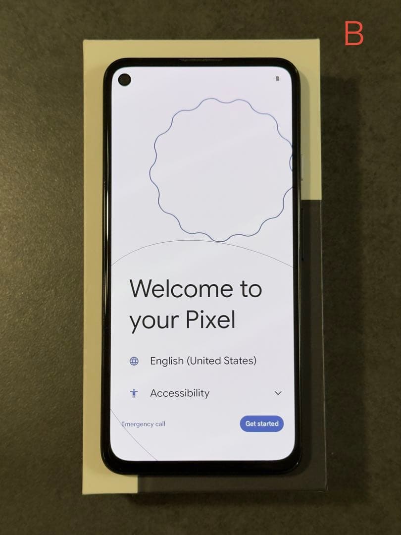 Google Pixel 4a 5G 本体 ブラック 管理Ｂ