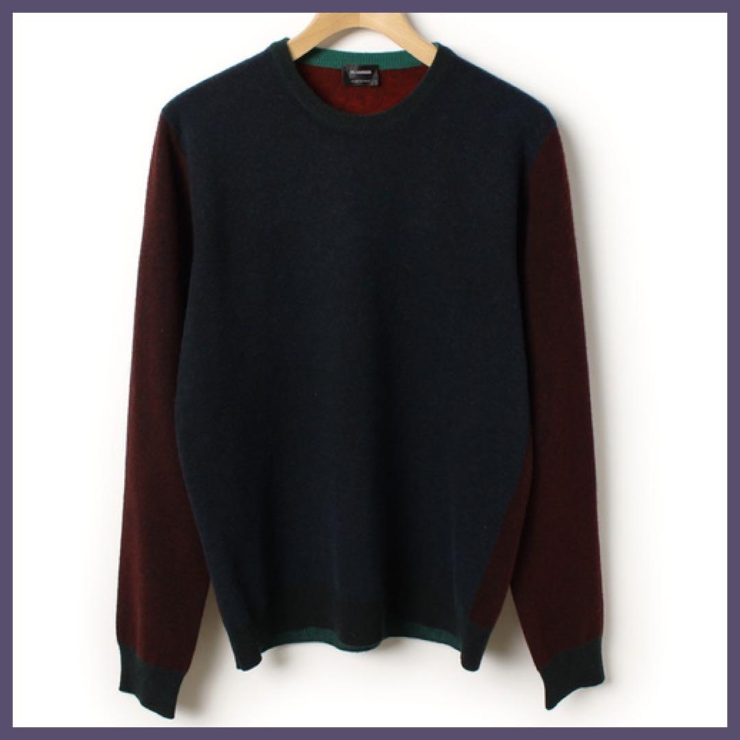 美品❗️【JIL SANDER】ニット/セーター/イタリア製/カラーブロック