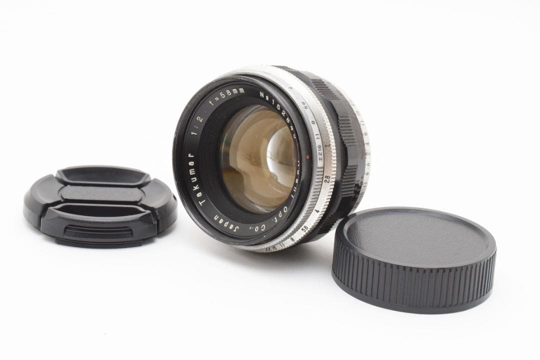 【希少レンズ】 Asahi Takumar 58mm F2 Y180